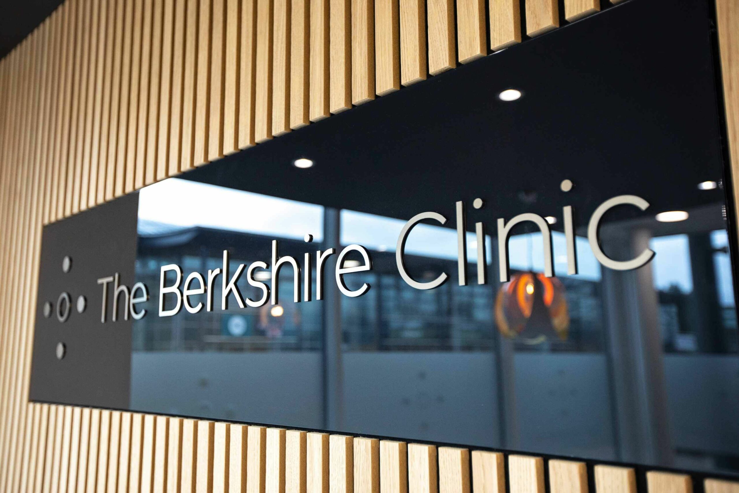 The Berkshire Clinic sign.